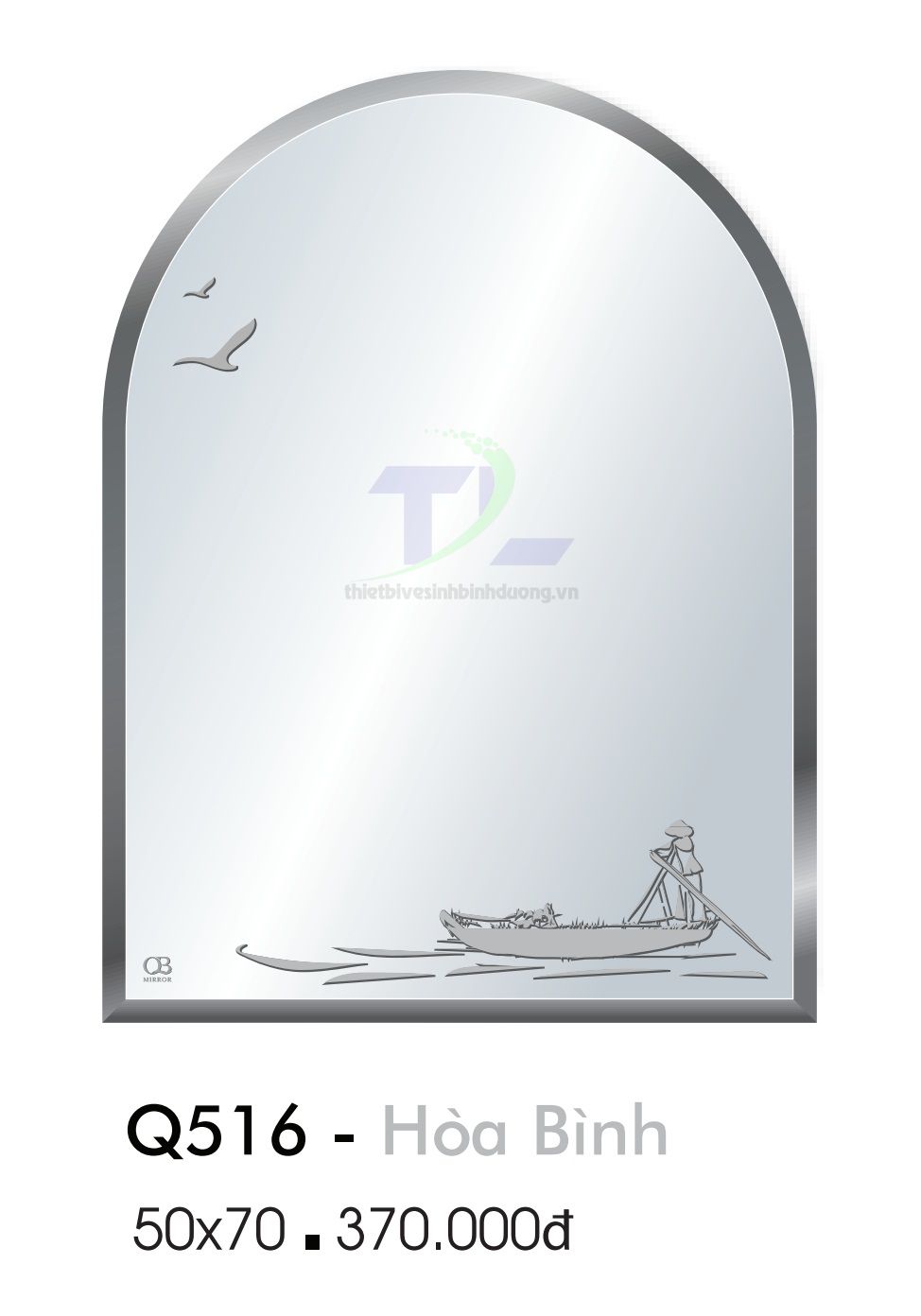 Gương soi phòng tắm QB Q516